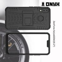 ONYX Противоударный бронированный чехол для Asus Zenfone Max Pro M2 ZB631KL - Черный