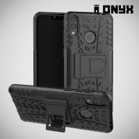 ONYX Противоударный бронированный чехол для Huawei Honor 8C - Черный