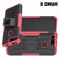 ONYX Противоударный бронированный чехол для Huawei Honor View 20 (V20) - Розовый