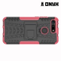 ONYX Противоударный бронированный чехол для Huawei Honor View 20 (V20) - Розовый