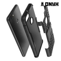 ONYX Противоударный бронированный чехол для Huawei Y9 2018 - Черный