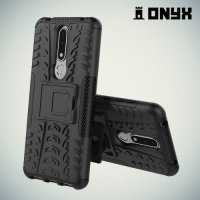 ONYX Противоударный бронированный чехол для Nokia 3.1 Plus - Черный