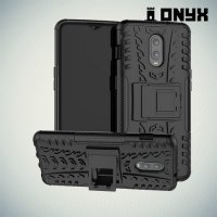 ONYX Противоударный бронированный чехол для OnePlus 6T - Черный