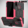 ONYX Противоударный бронированный чехол для Oppo Realme 3 Pro / X Lite - Розовый