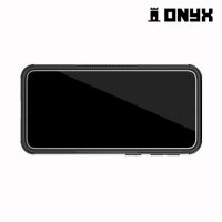 ONYX Противоударный бронированный чехол для Samsung Galaxy A40 - Черный