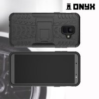 ONYX Противоударный бронированный чехол для Samsung Galaxy A6 2018 SM-A600F - Черный