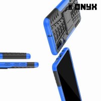 ONYX Противоударный бронированный чехол для Samsung Galaxy A70 - Синий