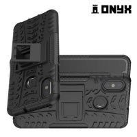ONYX Противоударный бронированный чехол для Xiaomi Mi 8 - Черный
