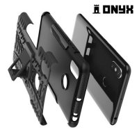 ONYX Противоударный бронированный чехол для Xiaomi Mi Max 3 - Черный