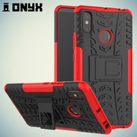 ONYX Противоударный бронированный чехол для Xiaomi Mi Max 3 - Красный