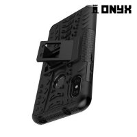 ONYX Противоударный бронированный чехол для Xiaomi Redmi 6 Pro / Mi A2 Lite - Черный