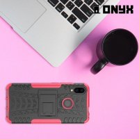 ONYX Противоударный бронированный чехол для Xiaomi Redmi Note 7 / Note 7 Pro - Розовый