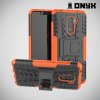 ONYX Противоударный бронированный чехол для Xiaomi Redmi Note 8 Pro - Оранжевый