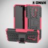 ONYX Противоударный бронированный чехол для Xiaomi Redmi Note 8 Pro - Розовый