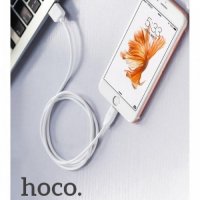 Плоский Кабель Lightning для iPhone и iPad Hoco Rapid Charging - белый