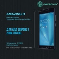 Противоударное закаленное стекло на Asus ZenFone 3 Zoom ZE553KL Nillkin Amazing 9H