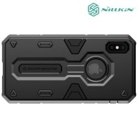 Противоударный чехол NILLKIN Defender II для iPhone X - Черный