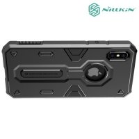 Противоударный чехол NILLKIN Defender II для iPhone X - Черный