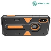 Противоударный чехол NILLKIN Defender II для iPhone X - Оранжевый