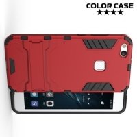 Противоударный гибридный чехол для Huawei P10 Lite - Красный