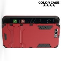Противоударный гибридный чехол для Huawei P10 Plus - Красный