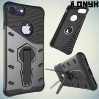 Onyx Противоударный силиконовый чехол для iPhone 8/7 - Серый