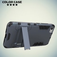 Противоударный гибридный чехол для Xiaomi Mi5 - Серый