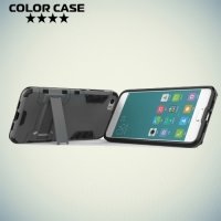 Противоударный гибридный чехол для Xiaomi Mi5 - Серебряный