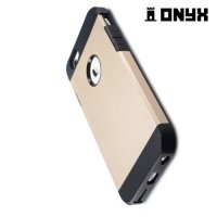Противоударный защитный чехол для iPhone 6S / 6  - Золотой