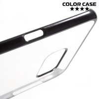Прозрачный кейс для Samsung Galaxy S6 Edge Plus - Черный