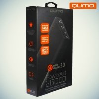 QUMO PowerAid 26000 Портативный внешний аккумулятор c Qualcomm Quick Charge 3.0 и USB Type-C