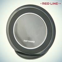 RedLine Qi-03 быстрая беспроводная зарядка для смартфонов - Черный