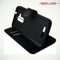 Red Line чехол книжка для Asus ZenFone 3 Max ZC520TL  - Черный