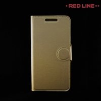 Red Line чехол книжка для HTC Desire 628, 626, 626G и 626G+ Dual Sim - Золотой