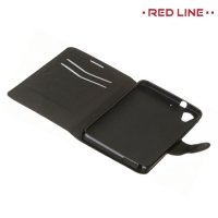 Red Line чехол книжка для HTC Desire 728, 728G Dual SIM  - Черный