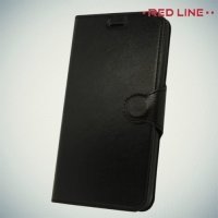 Red Line чехол книжка для Huawei Honor 6C Pro - Черный