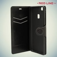 Red Line чехол книжка для Huawei P9 lite - Черный