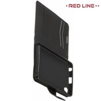 Red Line чехол книжка для Lenovo A6010 / A6010 Plus  - Черный