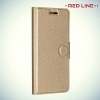 Red Line чехол книжка для Lenovo C2 Power - Золотой