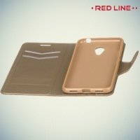 Red Line чехол книжка для Meizu m3s mini / m3 mini - Золотой