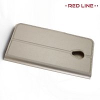 Red Line чехол книжка для Meizu M5 - Золотой
