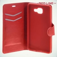 Red Line чехол книжка для Samsung Galaxy A3 2016 SM-A310F - Красный