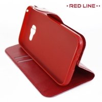Red Line чехол книжка для Samsung Galaxy A3 2017 SM-A320F - Красный