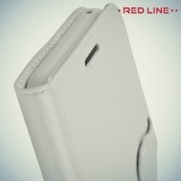 Red Line чехол книжка для Samsung Galaxy A3 2017 SM-A320F - Белый