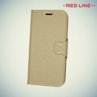 Red Line чехол книжка для Samsung Galaxy A7 2017 SM-A720F - Золотой