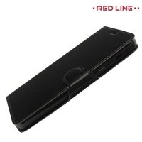 Red Line чехол книжка для Samsung Galaxy A8 2018 - Черный