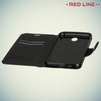 Red Line чехол книжка для Samsung Galaxy J7 2017 SM-J730F - Черный