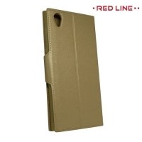 Red Line чехол книжка для Sony Xperia L1 - Золотой