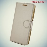 Red Line чехол книжка для Xiaomi Redmi 4 - Золотой