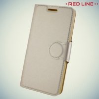 Red Line чехол книжка для Xiaomi Redmi 4 Pro / Prime - Золотой